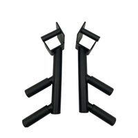 Dips Bar Attachment Angled Grips Rack Dips Double Handles Square Mounting Bracket