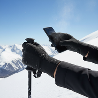 Outdoor Skiing Liner Gloves D8 Winter Cycling Windproof Non-slip Antibacterial Thermal Touchscreen Gloves