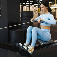 2 Pieces Rowing Machine Foot Strap Heavy-Duty Adjustable Rowing Foot Strap Buckle Fitness Part for Gym