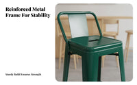 urban design Upholstered Highspine support Bar Stool With rearrest Counter Chair Modern Design Seating Furniture Built-in Footrest for Business Owners, Adults, Homeowners, Cafe, Restaurant, Kitchen, Dining Area