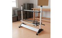 Fishing Rod Display Stand Aluminum Alloy Fishing Pole Display Stand Space-Saving for Garage
