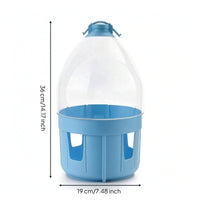 Fowl Waterer Easy-to-Fill Fowl Drinker Weight-Operated-Fed Bird Water Dispenser for Pigeons, Small Farm Owners, Coops, Lofts
