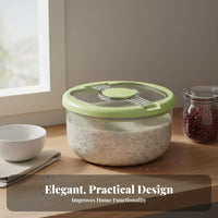 Moisture-Proof Rice Storage Container Multi-Purpose Sealed Grain Bin Safe for Kitchen Countertop