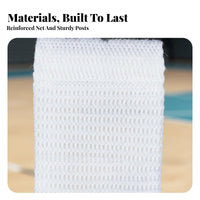 Indoor & Outdoor Use Multi-Sport Net Set Standard Specification Adjustable Multi-Sport Net Easy Setup Long-Lasting Construction for Family, Beginners, Kids, Backyard, Park, Beach, Driveway