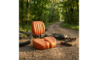 Bike Seat with Backrest Supportive Bike Saddle with Back Support Wide for Cyclists, Commuters, Recreational Biking, Commuting, Stationary Exercise