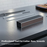 Precision-Ground Guitar Fret Leveling Beam Lightweight Fret Leveling Beam Ergonomic Design for Luthiers, Guitarists, Fretwork, Home Workshop