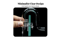 Aquarium Pipe Holder Split Design Aquarium Pipe Fixing Clamp Fish Tank Tube Clamp for Aquarists, Aquatic Landscaping