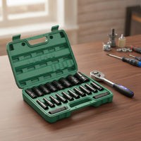 Hex Socket Wrench Tool Kit Manual Tool Kit with Case Rust-Resistant Hand Tools Sturdy for DIYers