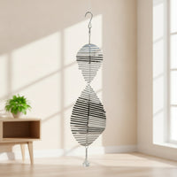 Wind with Crystal Pendant Reflective Decor Kinetic for Patio