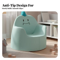 Easy to Clean Kids Bunny Armchair Sturdy & Safe Cartoon Creature Reading Chair Waterproof Small Baby Sofa Stain-Resistant for Toddlers, Babies, Preschoolers, Nursery, Bedroom, Living Room
