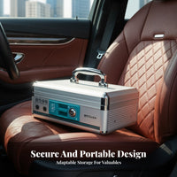 Portable currency Safe sturdy 3-digit code securing mechanism securing mechanism Safe Box Sturdy Build for Dorm Room