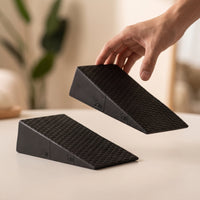 Slant Board with Textured Surface Anti-Slip Foam Exercise Ramp Wedge Block Portable Incline Board for Athletes, Squats, Stretching, Home Gym