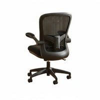 effortless Rolling Casters Ergonomic Highspine support Gaming Chair Lumbar Support Ergonomic Mesh Chair with Flip-up Arms Reclining rearrest pivot Seat Adjustable Headrest for Stuthents, vitheo game enthusiasts, Women, Study, Bedroom, Conference Room