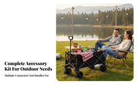 18 Pieces Long-Lasting Folding Wagon Plastic Parts Easy Installation Collapsible Cart Plastic Components Lightweight for Beach, Gardening