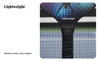 2 Pieces Honeycomb Core Pickleball Paddle Set Non-Slip Grip Pickleball Paddle Carbon Fiber Surface for Adults, Men, Outdoor, Indoor, Fitness