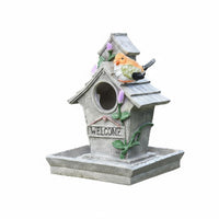 Creative Design Hanging Bird Feeder Weather Resistant Hanging Birdhouse Easy to Clean for Yard