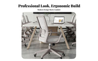 Ergonomic Design Mesh spine-supporting rotate Chair effortless Rolling Casters Computer Seat Breathable spine-supportingrest Desk Seating Support for Remote Workers, Students, Conference Room
