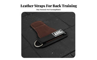 2 Pieces Non-Slip Deadlift Straps Heavy Duty Pull up Palm Protectors Adjustable Fit for Women, Bodybuilders, Strength Training, Powerlifting