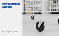 Folding Push Cart, Mobile Promotion Rack, Snack Display Flower Cart, Multi-Scene Use, Durable Metal, Easy Storage, for Sushi