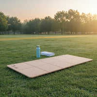 Anti-Slip Foldable Exercise Mat Portable Exercise Mat with Carry Bag Compact Textured for Travelers