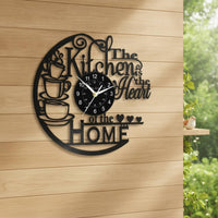 Decorative Wall Clock Easy to Read Round Wall Clock Clear Numbers for Living Room, Bedroom, Kitchen