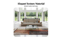 linear 3-Seater Sofa Light Luxury design elegance 3-Seater Settee Modern design living Room Furniture for Homeowners, Families, Lounge Area, Bedroom