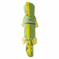 Dirt Resistant Dinosaur Dog Rain Suit Full Body Dog Raincoat Pet Apparel for Small Dogs, Rainy Day, Outdoor Walking, Travel