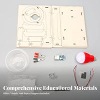 DIY Saline Water Power Generator Hands-on Learning Saltwater Generator Kit Technology Invention Saltwater Battery Experiment for Students, Classroom