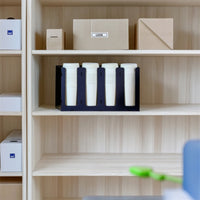 Acrylic Cup and Lid Organizer Multi-Compartment Paper Cup Rack Easy Access Space-Saving for Breakrooms