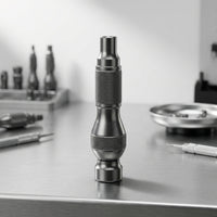 Screwdriver with Bits Knurled Screwdriver Handle with Bit Holder Ergonomic Tool for Hobbyists, Workshop