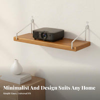 DrillDrillDrill-without Drilling Installation Projector Mount Wall Bracket Stable Support Device Mount Space-Saving Home Organization Widely Compatible for Renters, Gamers, Bedroom, Living Room, Study