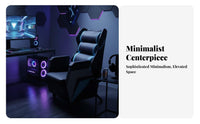 Sofa-Like Comfort Integrated Gaming Station Reclining Esports Seat High spine supportrest Computer Chair Ergonomic Design for Internet Cafe Owners, Office Workers, Students, Arcades, Desk Work, Study, Bedroom