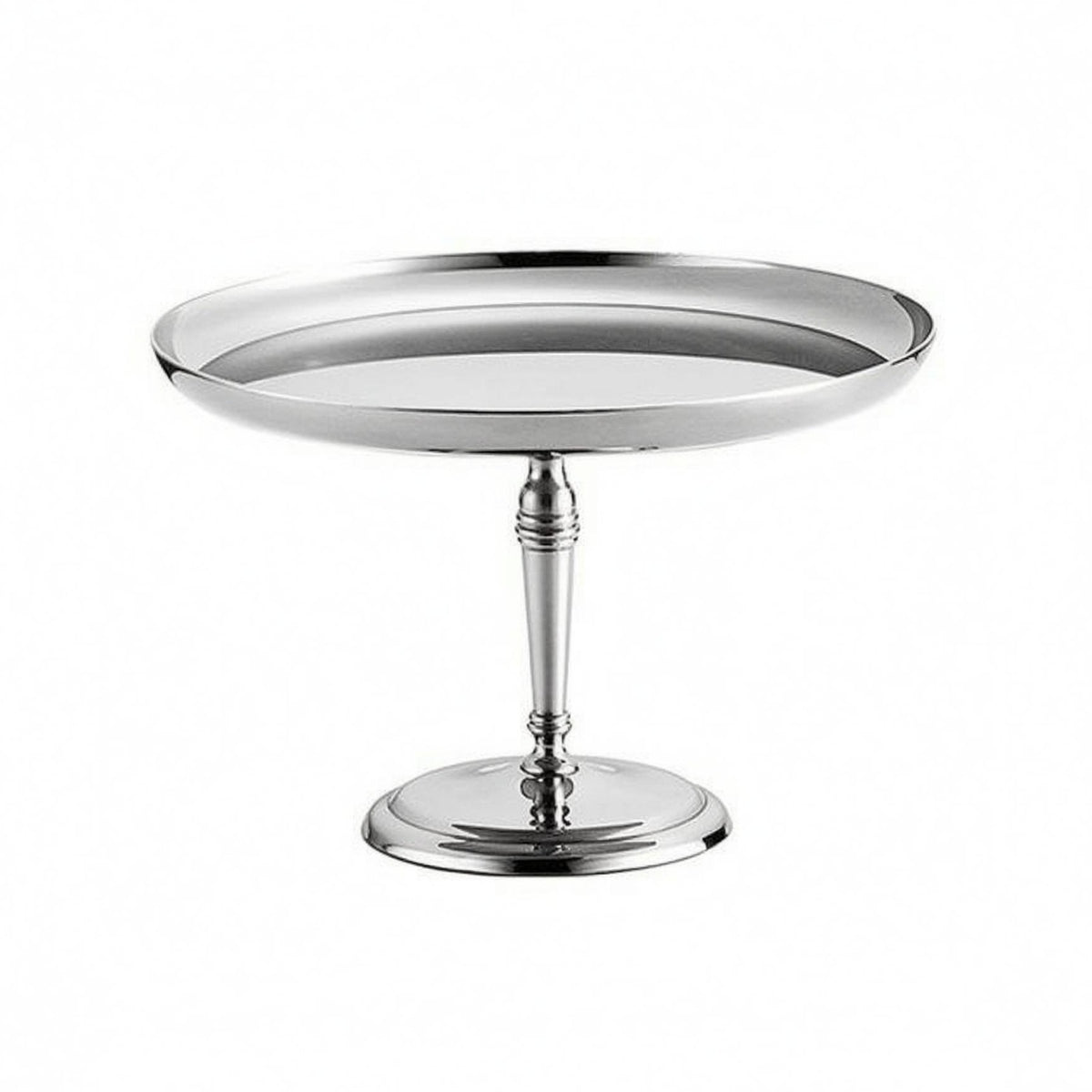 Dessert Platter with Pedestal Circular Base Stainless Steel Dessert Stand