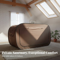 Light Blocking Spring-up Bed Tent Indoor & Outdoor Use Privacy Enclosure Breathable Personal Shelter Portable for Students, Alternating Workers, Dorm Room, Shared Living Areas, Bedroom, Rest Time