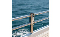 Tube Connector with Set Screws 316 Stainless Steel Handrail Connector Fitting Marine-Grade for Boat Builders, Boats, Yachts