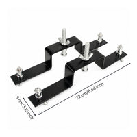 2pcs Light Stand Hook with Wing Nuts Heavy Duty Replacement Hook Bracket Adjustable Hardware for Photographers