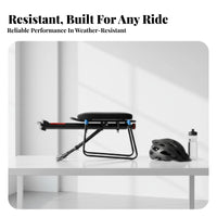 Easy Installation Quick Release Bike Rack High Load Capacity Rear Bike Rack Heavy Duty for Touring Cyclists, Commuters, Commuting