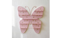 Butterfly Wall Shelf Openwork Butterfly Storage Rack Cute Display Shelf with Metal Frame for Bedroom