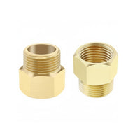 M22 Male to M20 Female Adapter Brass Thread Reducer Copper Water Joint Long-Lasting Threaded Pipe Joint