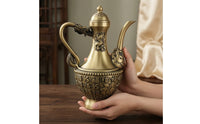 Beverage Pot Ornament Traditional Chinese Decorative Beverage Pot Retro Pitcher for Tabletop, Tea Room