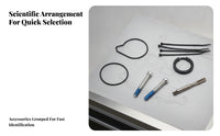 Thread-Lock Bolts Shock-Absorbing Compressor Repair Kit Rubber Seals Air Shock-Absorbing Compressor Pump Repair Kit Threading Tool