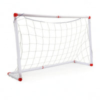 Easy to Assemble Kids Soccer Goal with Pump Outdoor Soccer Goal with Ball Sturdy Toy Compact for Toddlers, Garden, Playroom
