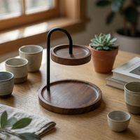 Two-Tier Tabletop Rack Saving Countertop Organizer Multi Purpose Display Riser for Desktop