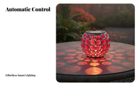 Auto On/deactivate LED Garden Sphere Light Energy Saving LED Garden Ball Waterproof for Patio, Balcony, Tabletop