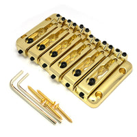 Six String Bass Bridge Separated Bass Bridge with Saddles Reliable Saddle for Luthier