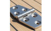 Boat Hinge  Marine Access Panel Hinge Polished Surface Door Fittings for Yacht, Outdoor