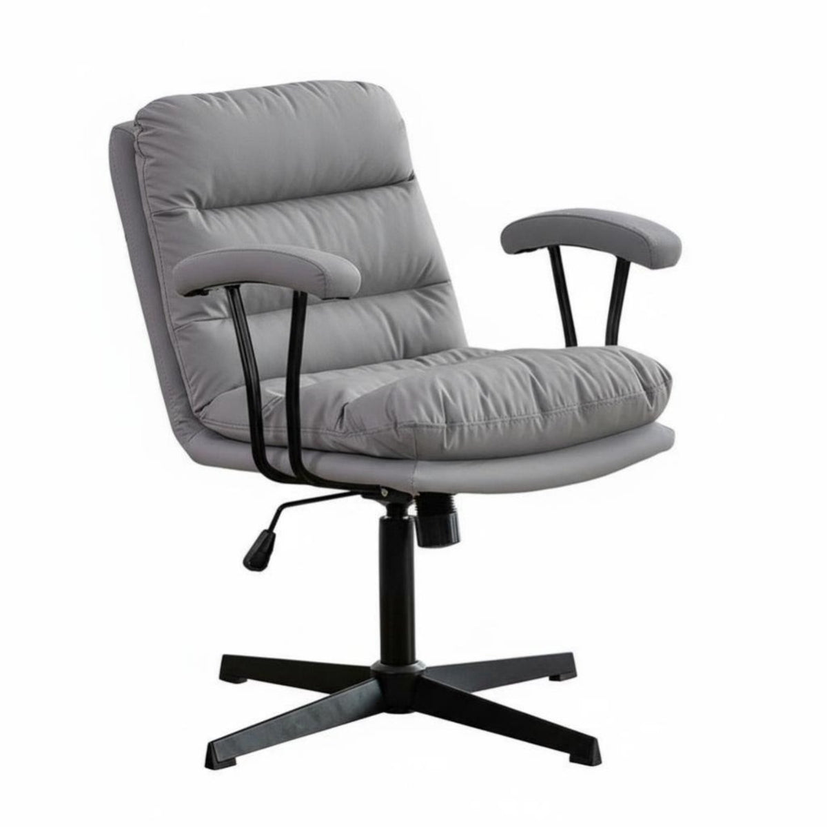 Fourspoke Base Armrest Chair Comfortable Backrest rotate Seat With Armrests robust Duty for Students