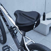 Silicone Saddle Cover Thickened Padded Cycle Seat Cover Pressure Relief Sports Accessory for Biking