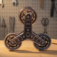 Triangle Replacement Casters Smooth Rolling Stair Climbing Wheel Replacement Caster with PU Wheels for Shopping Carts