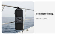 Hanging Watercraft Garbage Bag Watercraft Trash Bag Quick-Drain Mesh Marine Garbage Can for Boaters, Fishermen, Boating, Kayaking, RV Trips